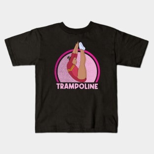 Trampoline Gymnastics Kids T-Shirt